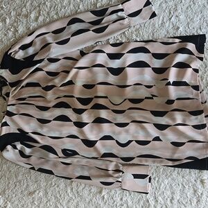 BCBGMaxAzria Black and Pink Elegant Dress